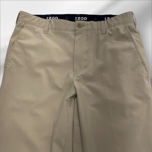 IZOD GOLF Men’s 32 x 30 Tan Performance Pant
